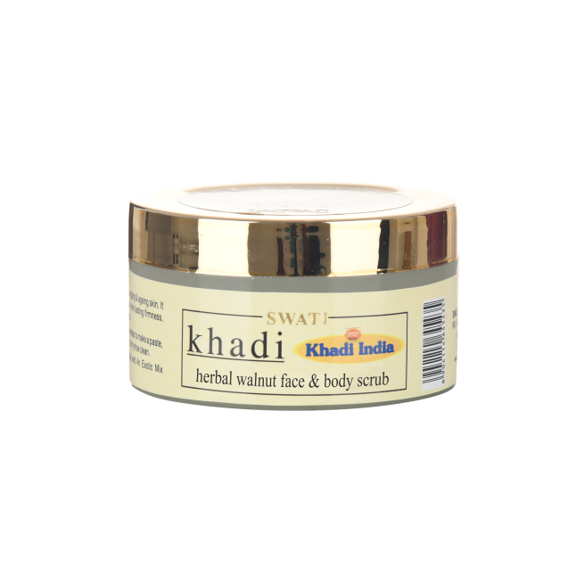 Khadi  Herbal Walnut Face & Body Scrub