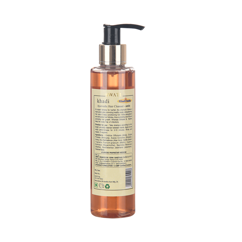 Khadi   Ayurvedic  &  Herbal Hair Cleanser  Amla SAT