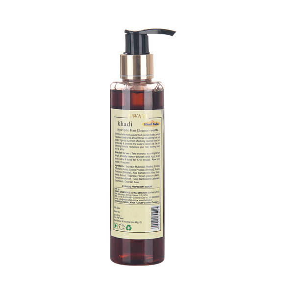 Khadi  Ayurvedic  &  Herbal Hair Cleanser  Reetha SAT