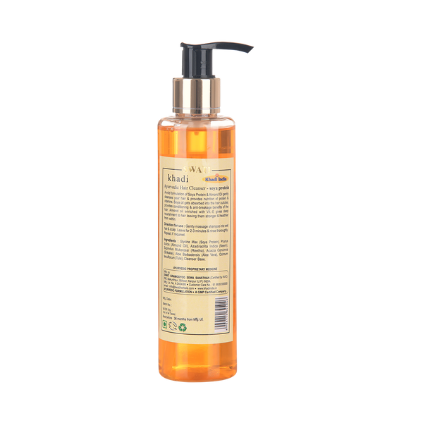 Khadi   Ayurvedic  &  Herbal Hair Cleanser  - soya protein