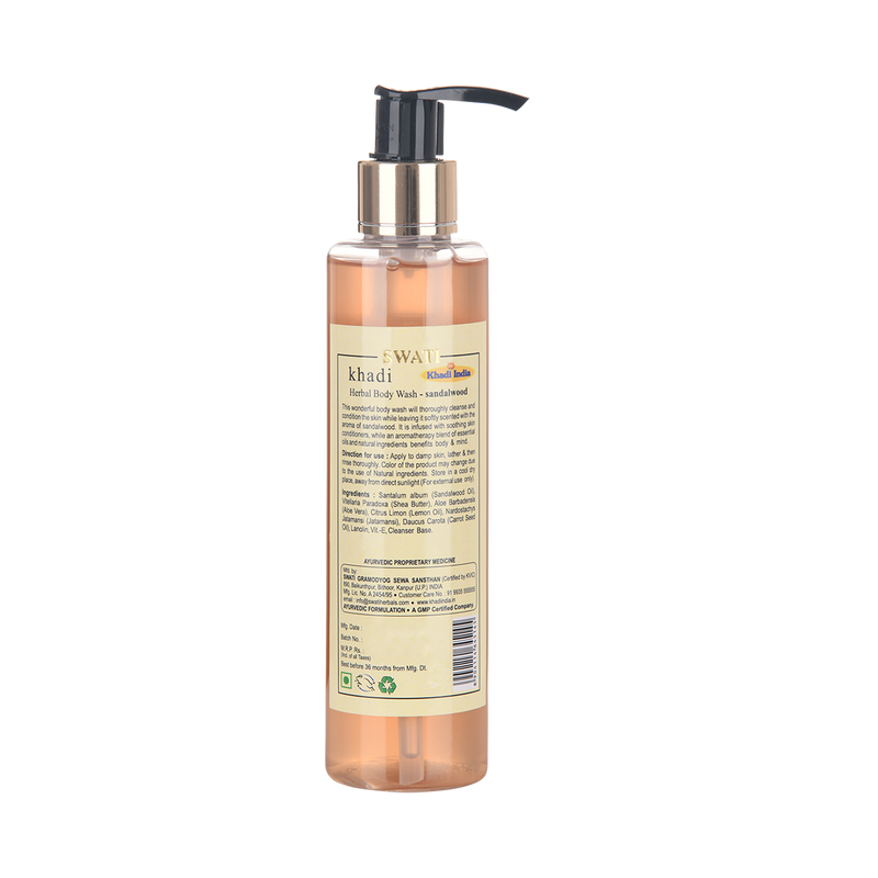 Khadi   Ayurvedic  & Herbal  Bodywash - Sandalwood