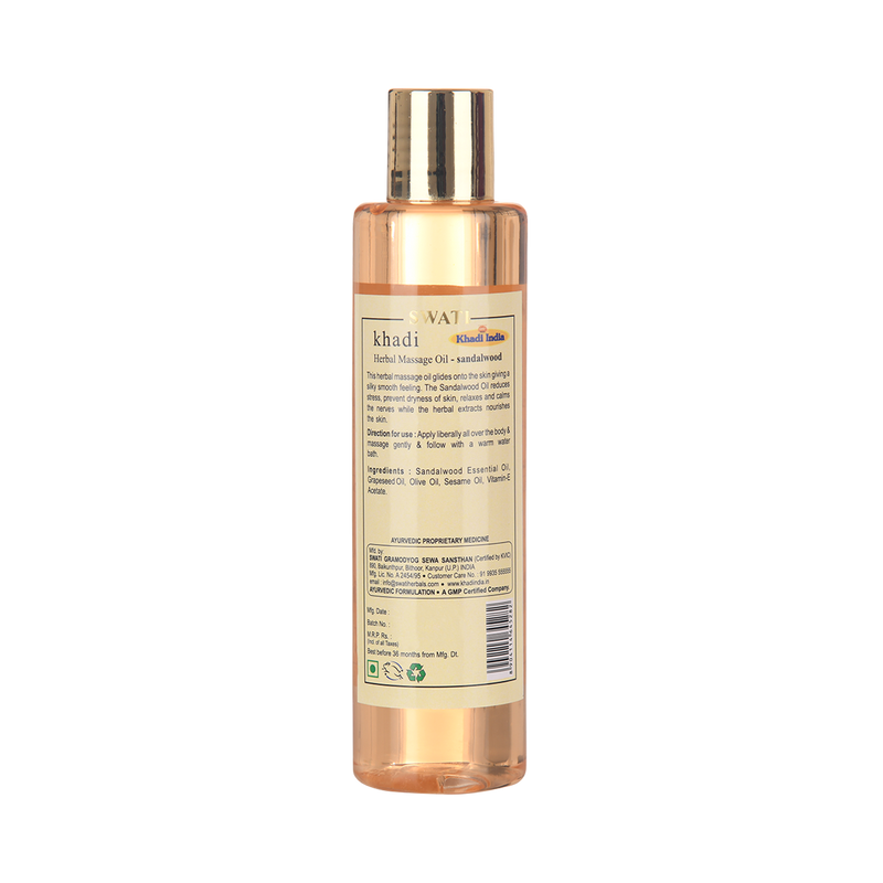 Khadi - Ayurvedic Massage  TAIL - Sandalwood