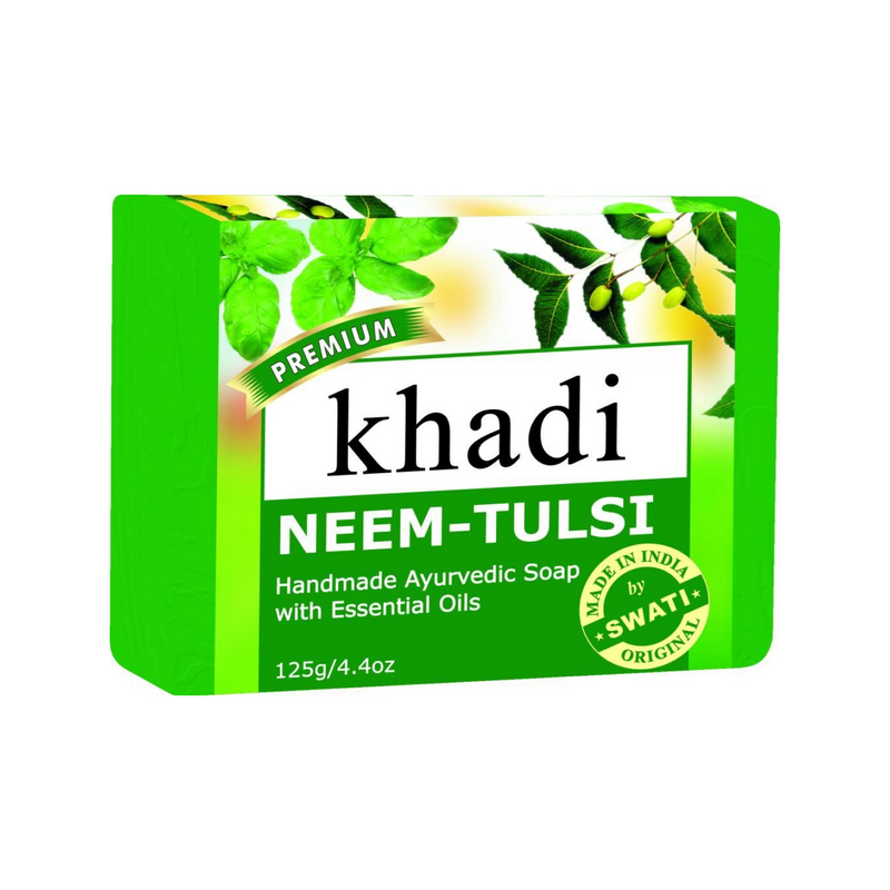 Khadi Premium Neem-Tulsi Soap 125 Gm.