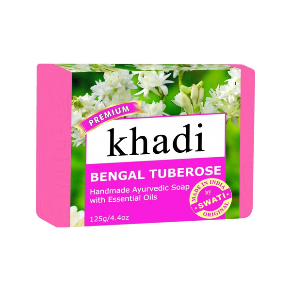 Khadi Premium Bengal Tuberose Soap 125 Gm.