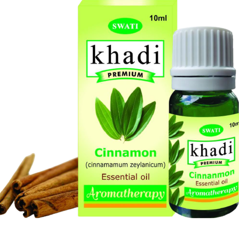 Khadi Premium Essential Oil Cinnamon (Cinnamamum Zeylanicum)  10 Ml