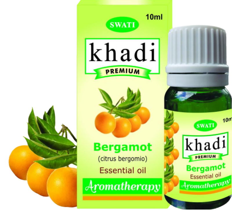Khadi Premium Essential Oil Bergamot (Citrus Bergomio) 10 Ml