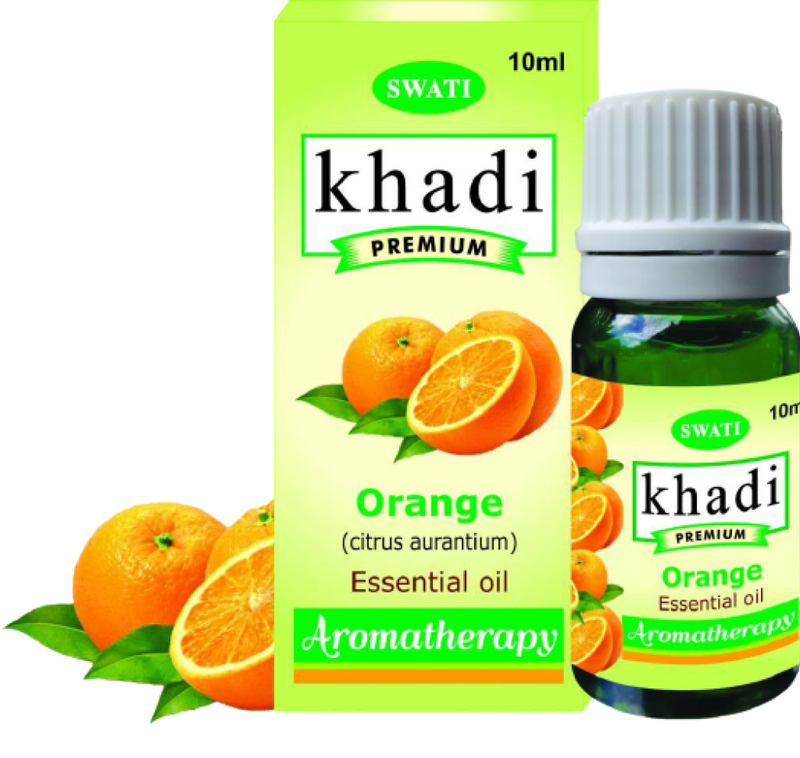 Khadi Premium Essential Oil Orange (Citrus Aurantium) 10 Ml