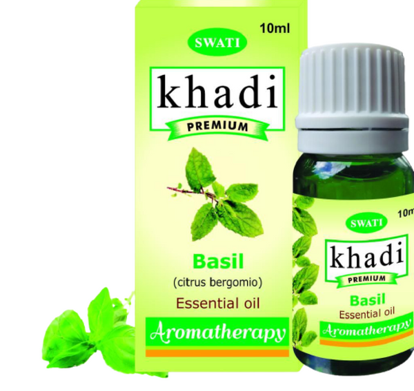 Khadi Premium Essential Oil Basil (Citrus Bergomio) 10 Ml
