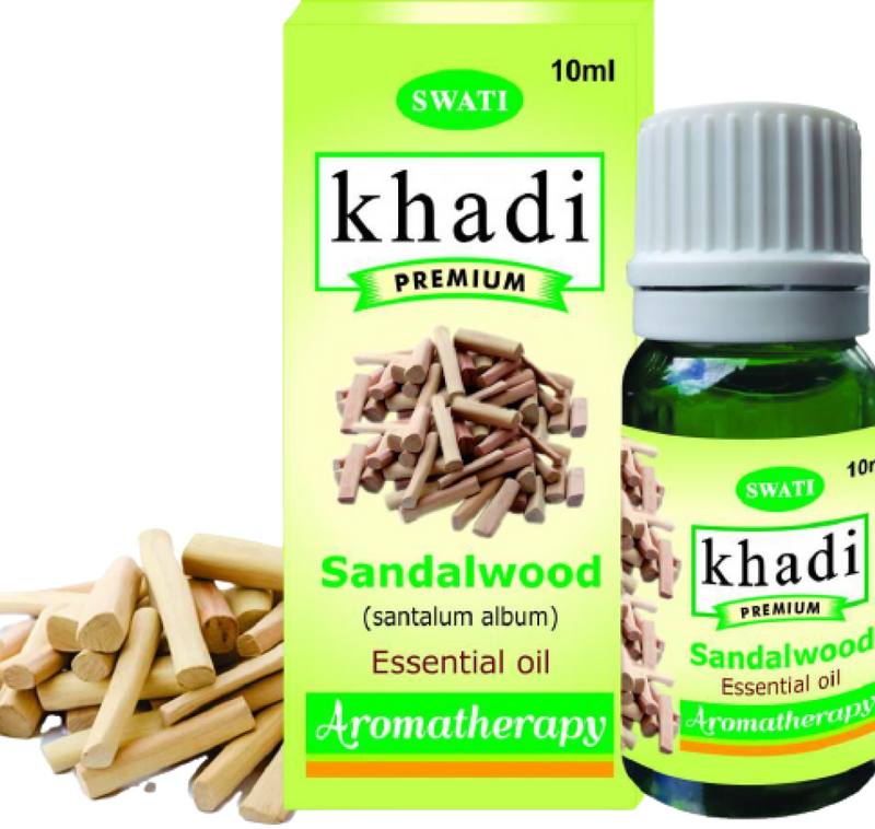 Khadi Premium Essential Oil Sandalwood (Santalum Album) 10 Ml