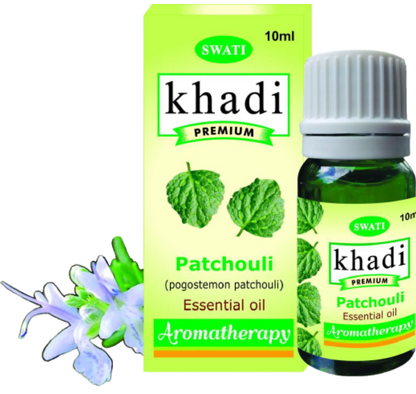 Khadi Premium Essential Oil Patchouli (Pogostemon Patchouli) 10 Ml