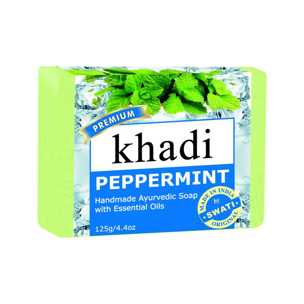 Khadi Premium Peppermint Soap 125 Gm.