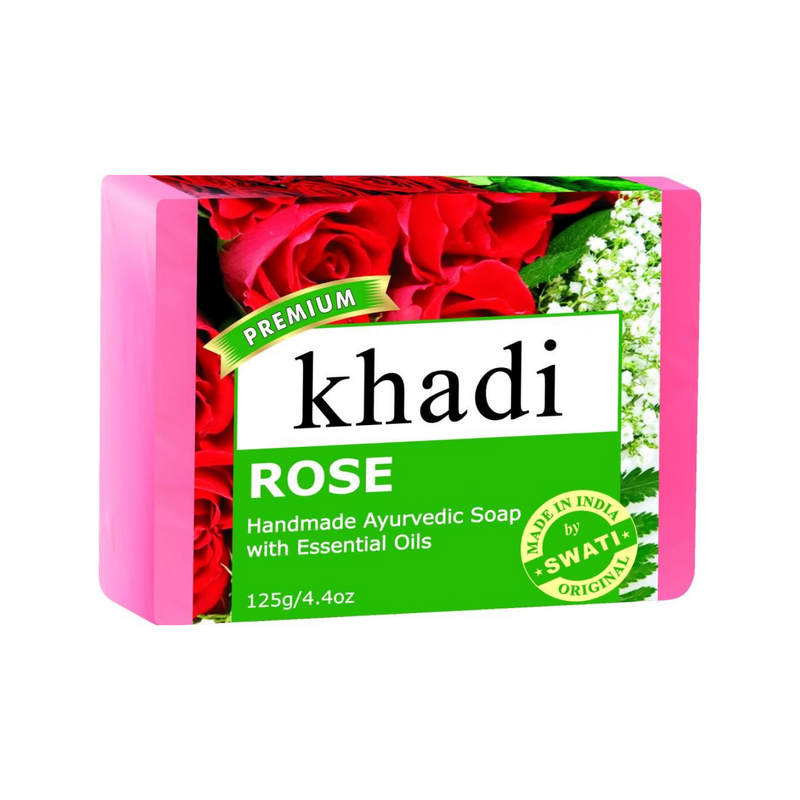 Khadi Premium Rose Soap 125 Gm